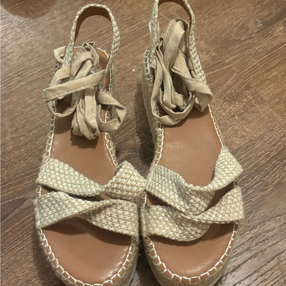 ASOS Cream Espadrille Sandals